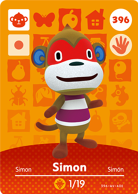 Simon amiibo Card