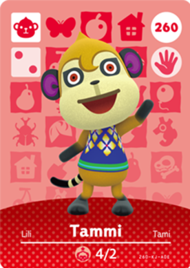 Tammi amiibo Card