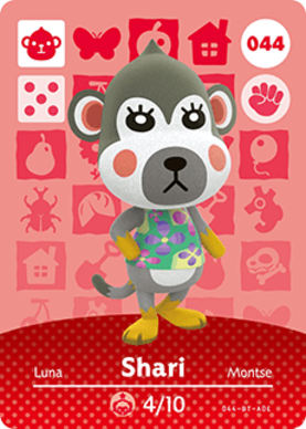 Shari amiibo Card