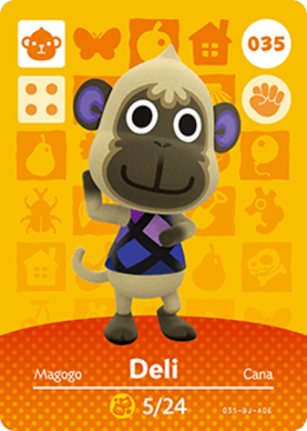 Deli amiibo Card
