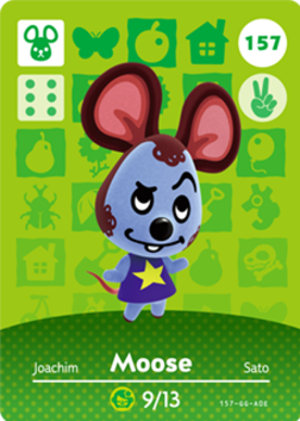 Moose amiibo Card