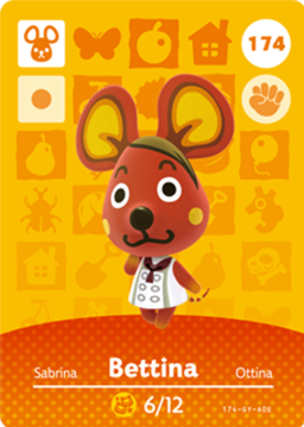 Bettina amiibo Card