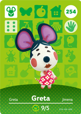 Greta amiibo Card