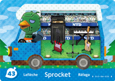 Sprocket amiibo Card