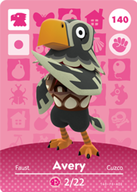 Avery amiibo Card