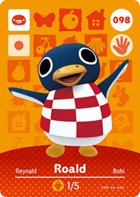 Roald amiibo Card