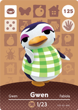 Gwen amiibo Card