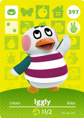 Iggly amiibo Card