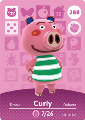 Curly amiibo Card