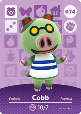 Cobb amiibo Card