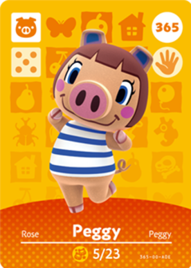 Peggy amiibo Card