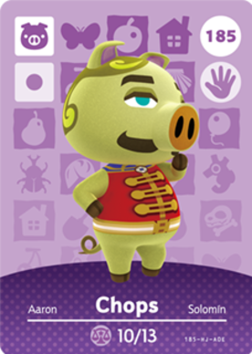 Chops amiibo Card