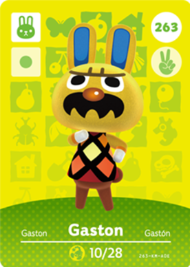 Gaston amiibo Card