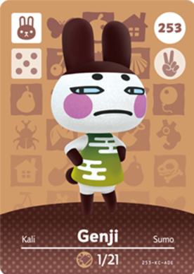 Genji amiibo Card