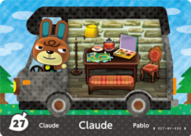 Claude amiibo Card