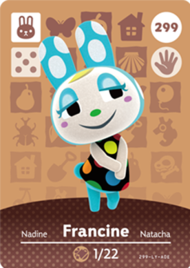 Francine amiibo Card