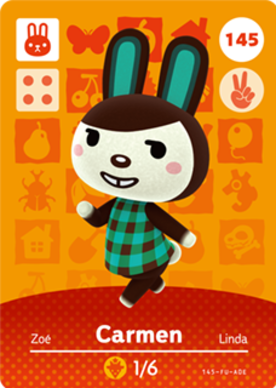 Carmen amiibo Card