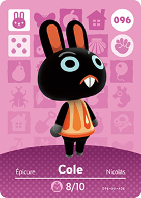 Cole amiibo Card