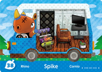 Spike amiibo Card