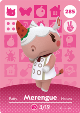 Merengue amiibo Card