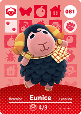 Eunice amiibo Card