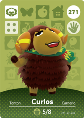 Curlos amiibo Card
