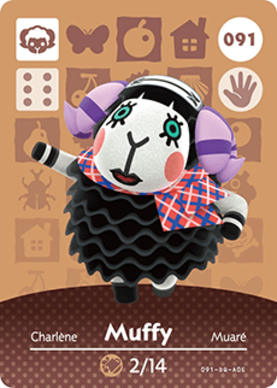 Muffy amiibo Card
