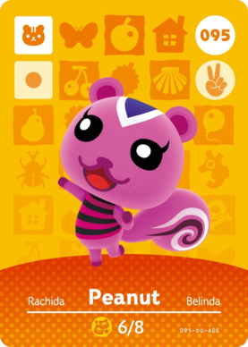 Peanut amiibo Card