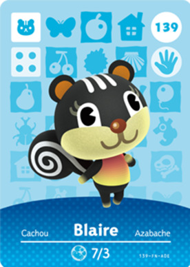 Blaire amiibo Card