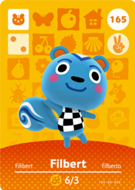 Filbert amiibo Card