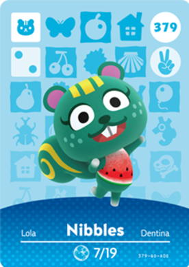 Nibbles amiibo Card