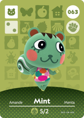Mint amiibo Card