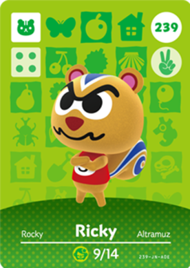Ricky amiibo Card