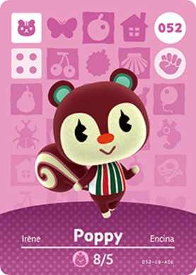 Poppy amiibo Card