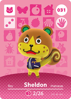 Sheldon amiibo Card