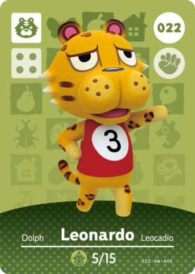 Leonardo amiibo Card