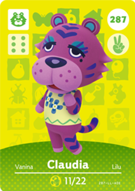Claudia amiibo Card
