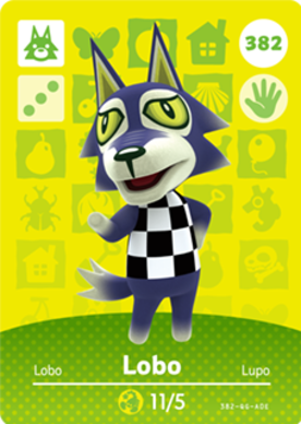 Lobo amiibo Card