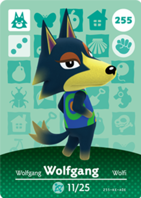 Wolfgang amiibo Card