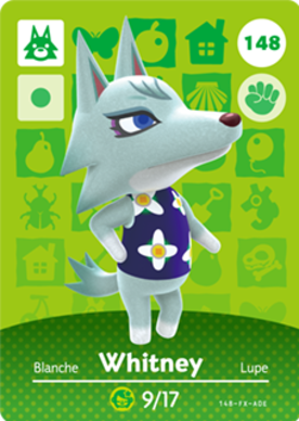 Whitney amiibo Card
