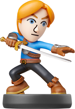 Mii Swordfighter amiibo Figure