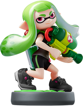 Inkling Girl (Lime Green) amiibo Figure