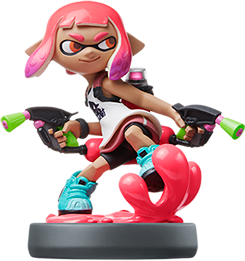 Inkling Girl (Neon Pink) amiibo Figure