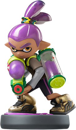 Inkling Boy (Purple) amiibo Figure