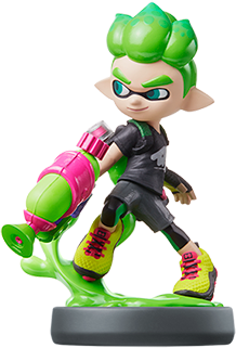 Inkling Boy (Neon Green) amiibo Figure