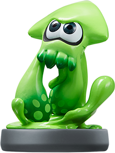 Inkling Squid amiibo Figure