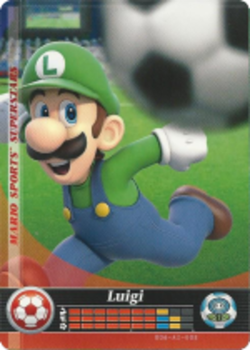 Luigi - Soccer amiibo Card