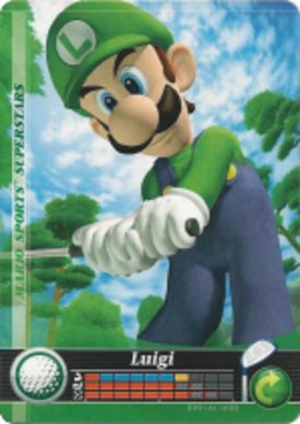 Luigi - Golf amiibo Card