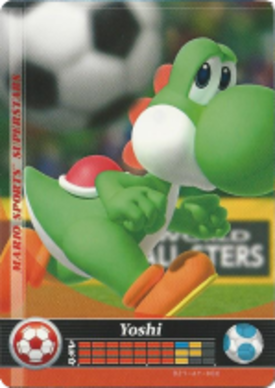 Yoshi - Soccer amiibo Card