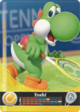 Yoshi - Tennis amiibo Card
